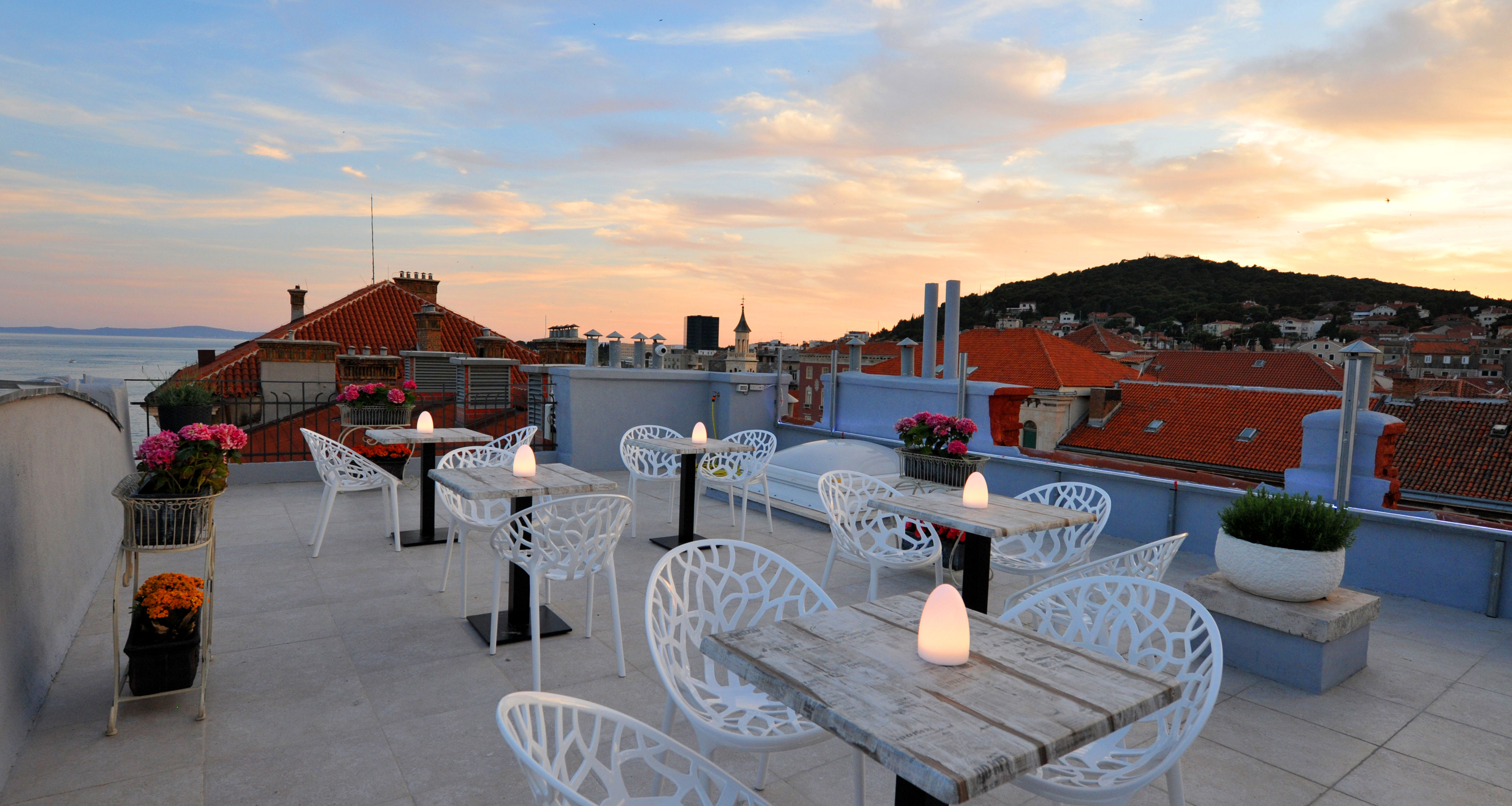 Rooftop terrace at Bajamonti 5